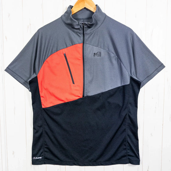 【Men's L ブラック系】 Millet ( ミレー ) エレベーション ジップ ショートスリーブ ELEVATION ZIP SS ポリエステル ウェア トップス インナー シャツ ショートスリーブシャツ 化繊 z00052538 化繊 ショートスリーブシャ - 【公式】2ndGEAR（セカンドギア）Webショップ【登山用品・アウトドア用品専門 買取販売店】