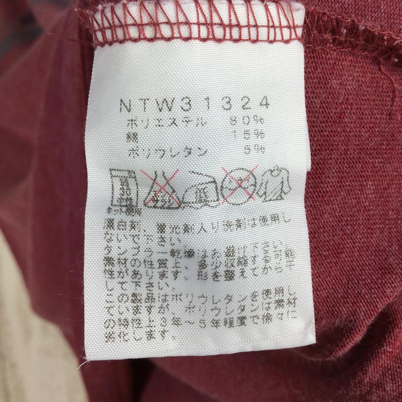 【Women's M レッド系】 The North Face ( ザ・ノースフェイス ) ビューポイント Tシャツ View Point T-Shirt NTW31324 Asian Women's  化繊 ショートスリーブTシャツ クルーネック インナー シャツ