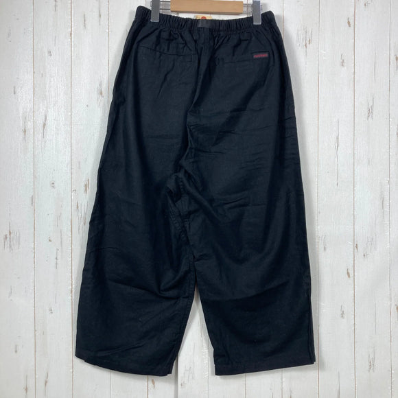 【Women's S ブラック系】 Gramicci ( グラミチ ) リネン バルーン パンツ Linen Balloon Pant リネン ウェア ボトムス ロングパンツ コットン z00060528  コットン ロングパンツ ボトムス ウェア