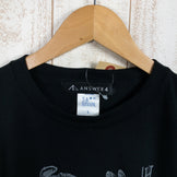 【Men's L ブラック系】 Answer4 ( アンサーフォー ) うさぎ ティー シャツ ポリエステル Asian Men's Ultra Heavy コラボ 化繊 ショートスリーブTシャツ クルーネック インナー シャツ トップス ウェア - 【公式】2ndGEAR（セカンドギア）Webショップ【登山用品・アウトドア用品専門 買取販売店】