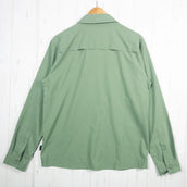 【男款小绿】2024 Patagonia 长袖自驾防晒衫 TNGR/地形绿 涤纶服装