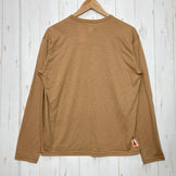【Unisex M ベージュ系】 HERENESS（ヒアネス） ドライ ウール ティーシャツ ロングスリーブ DRY WOOL T-SHIRT LONG SLEEVE ウール混 / NIKKE AXIO ウール ウェア トップス インナー シャツ ロングスリーブTシャ