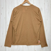 【Unisex M ベージュ系】 HERENESS（ヒアネス） ドライ ウール ティーシャツ ロングスリーブ DRY WOOL T-SHIRT LONG SLEEVE ウール混 / NIKKE AXIO ウール ウェア トップス インナー シャツ ロングスリーブTシャ