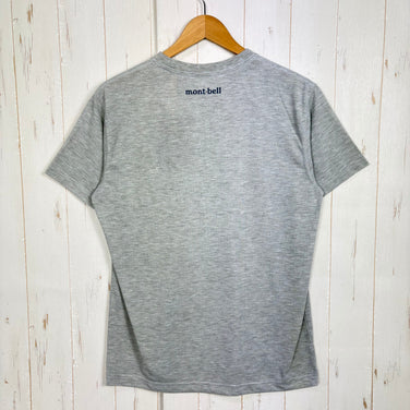 【Men's S グレー系】 Montbell ( モンベル ) 都庁とモンタベア WIC.Tシャツ モンベル新宿南口店 ご当地デザイン ポリエステル ウェア トップス インナー シャツ ショートスリーブTシャツ クルーネック 化繊 z00058009  化繊 シ