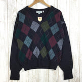 【Men's S チャコール系】Llbean ( エルエルビーン ) アーガイル Vネック ラムウール ニット セーター アイルランド製 ビンテージ 入手困難 International Men's ウール ロングスリーブTシャツ クルーネック インナー シャツ トップス ウェア - 【公式】2ndGEAR（セカンドギア）Webショップ【登山用品・アウトドア用品専門 買取販売店】