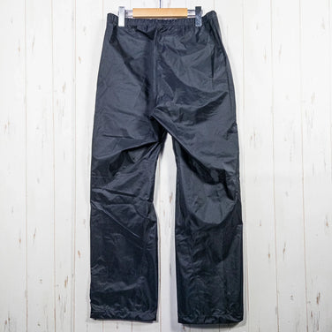 Montbell Storm Cruiser 全拉链裤，男款，S码，黑色。尼龙，防雨外套，GORE-TEX 3L。