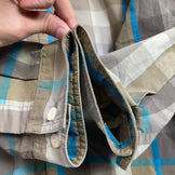 【Men's XS グレー系】 2014 Patagonia ( パタゴニア ) ロングスリーブ ゴーン アゲイン シャツ Long-Sleeved Gone Again Shirt MTEW ナイロン ウェア トップス インナー シャツ ロングスリーブシャツ 化繊