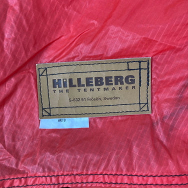 【OneSize 红色系】 Hilleberg The Tentmaker ( 希尔伯格 ) Akto 单人帐篷 停产型号 稀有 旧标 皮标 尼龙 露营装备 帐篷 山地帐篷 z00056545 山地帐篷 帐篷 露营装备