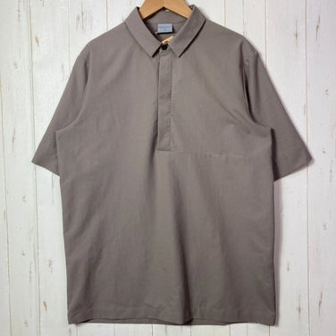 【男式 XS 米色系】 Houdini ( 霍迪尼 ) Cosmo Shirt Cosmo Shirt 聚酯纤维 服装 上衣 内搭 衬衫 短袖衬衫 化纤 z00054837 化纤 短袖衬衫 内搭 衬衫 上衣