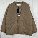 【Women's M ベージュ系】 Wildthings ( ワイルドシングス ) キルティング ノーカラー ジャケット Quilting No Collar Jacket WTL24105SN TAUPE z00056185 TAUPE 化繊インサレーション アウター-1