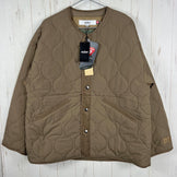 【Women's M ベージュ系】 Wildthings ( ワイルドシングス ) キルティング ノーカラー ジャケット Quilting No Collar Jacket WTL24105SN TAUPE z00056185 TAUPE 化繊インサレーション アウター