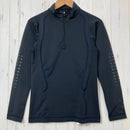 【Women's S ブラック系】 Cw-X ( シーダブリューエックス ) エクスペック ハーフジップ シャツ Xspec Half Zip Shirt ポリエステル ウェア トップス インナー シャツ ロングスリーブシャツ 化繊 z00058471  化繊 ロングス-1