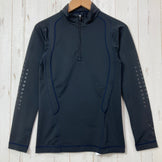 【Women's S ブラック系】 Cw-X ( シーダブリューエックス ) エクスペック ハーフジップ シャツ Xspec Half Zip Shirt ポリエステル ウェア トップス インナー シャツ ロングスリーブシャツ 化繊 z00058471  化繊 ロングス