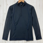 【Women's S ブラック系】 Cw-X ( シーダブリューエックス ) エクスペック ハーフジップ シャツ Xspec Half Zip Shirt ポリエステル ウェア トップス インナー シャツ ロングスリーブシャツ 化繊 z00058471  化繊 ロングス