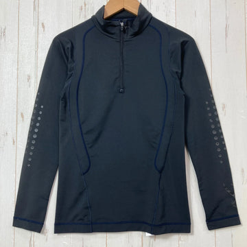 【Women's S ブラック系】 Cw-X ( シーダブリューエックス ) エクスペック ハーフジップ シャツ Xspec Half Zip Shirt ポリエステル ウェア トップス インナー シャツ ロングスリーブシャツ 化繊 z00058471  化繊 ロングス