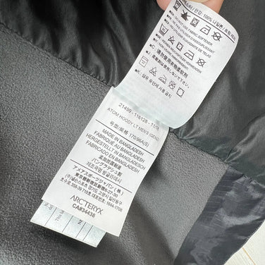 Men's Small Gray Arcteryx Leaf Atom Hoody LT Gen2 Wolf 21333 (Discontinued Model, Hard to Find) Synthetic Down Jacket, Outerwear