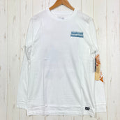 【Men's M ホワイト系】 Mountain Hardwear ( マウンテンハードウェア ) MHW ロゴ イン ア ボックス ロングスリーブ MHW Logo In A Box Long Sleeve OM4315 102 z00058256 102 コット