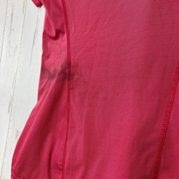 【Women's S ピンク系】 Arcteryx ( アークテリクス ) ショートスリーブ Vネック ティーシャツ Short Sleeve V Neck Tee Shirt ウェア トップス インナー シャツ ショートスリーブTシャツ クルーネック 化繊 z000