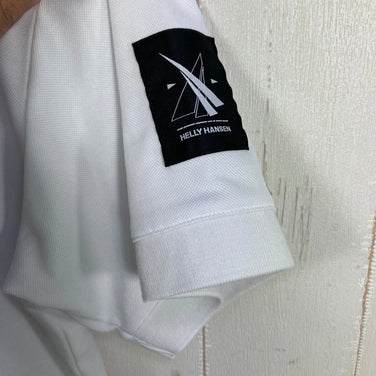 【Unisex S White】 Helly Hansen S/S Team Dry Polo (Polyester Wear Tops Inner Shirt Short Sleeve Shirt Synthetic Fiber) z00057215 Synthetic Fiber