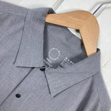 Unisex XL Gray Yamatomichi Bamboo Shirt, Long Sleeve Shirt (z00053993), perfect as an inner shirt or top.
