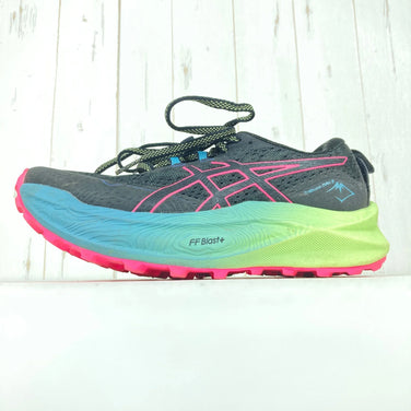 Asics Trabuco Max 2 女款越野跑鞋，尺码 24.0cm，黑色 (z00054672)