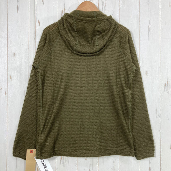 【Women's S グリーン系】 Ridge Mountain Gear ( リッジマウンテンギア ) アルファ フルジップ フーディー Alpha Full Zip Hoodie Forest Floor z00058925 Forest Floor フリース アウ