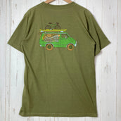 【Men's S グリーン系】 Teton Bros ( ティートンブロス ) ポールペダルパドル ティー Pole Pedal Paddle Tee ポリエステル ウェア トップス インナー シャツ ショートスリーブTシャツ クルーネック 化繊 z00055455