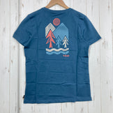 【Women's 10 ブルー系】 Rab ( ラブ ) トゥク ビスタ ティー Tuku Vista Tee QCC-17 Orion Blue z00058281 Orion Blue コットン ショートスリーブTシャツ クルーネック インナー シャツ トップス ウ