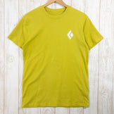【Men's S イエロー系】 Black Diamond ( ブラックダイヤモンド ) イクイップメントフォーアルピニストティー オーガニックコットン Men's コットン ショートスリーブTシャツ クルーネック インナー シャツ トップス ウェア - 【公式】2ndGEAR（セカンドギア）Webショップ【登山用品・アウトドア用品専門 買取販売店】
