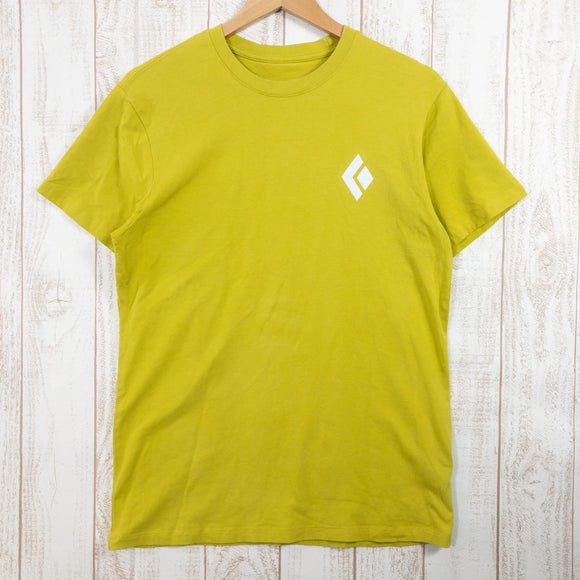 【Men's S イエロー系】 Black Diamond ( ブラックダイヤモンド ) イクイップメントフォーアルピニストティー オーガニックコットン Men's コットン ショートスリーブTシャツ クルーネック インナー シャツ トップス ウェア - 【公式】2ndGEAR（セカンドギア）Webショップ【登山用品・アウトドア用品専門 買取販売店】