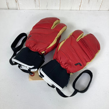 【Unisex M レッド系】 Reusch ( ロイシュ ) ハイランド アールテックス エックスティー ロブスター Highland R-TEX XT Lobster ファイアーレッド / キャメル 化繊ダウン ウェア ウェア小物 グローブ 手袋 z000598