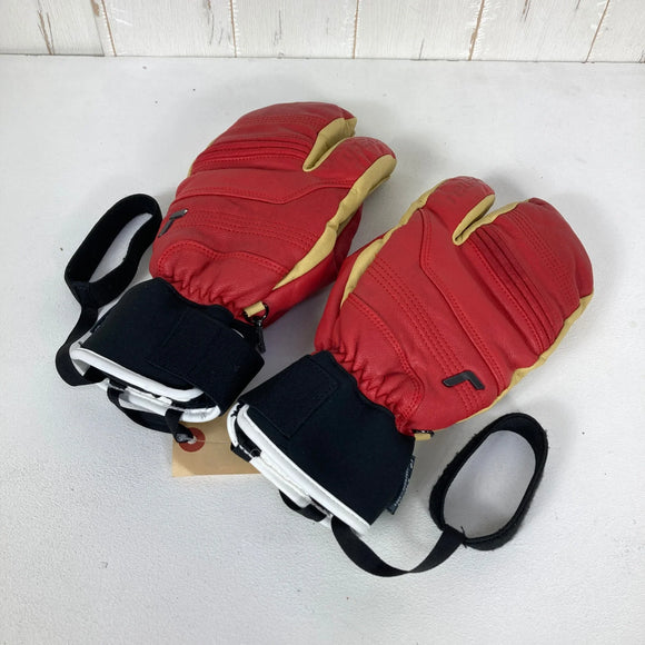 【Unisex M レッド系】 Reusch ( ロイシュ ) ハイランド アールテックス エックスティー ロブスター Highland R-TEX XT Lobster ファイアーレッド / キャメル 化繊ダウン ウェア ウェア小物 グローブ 手袋 z000598