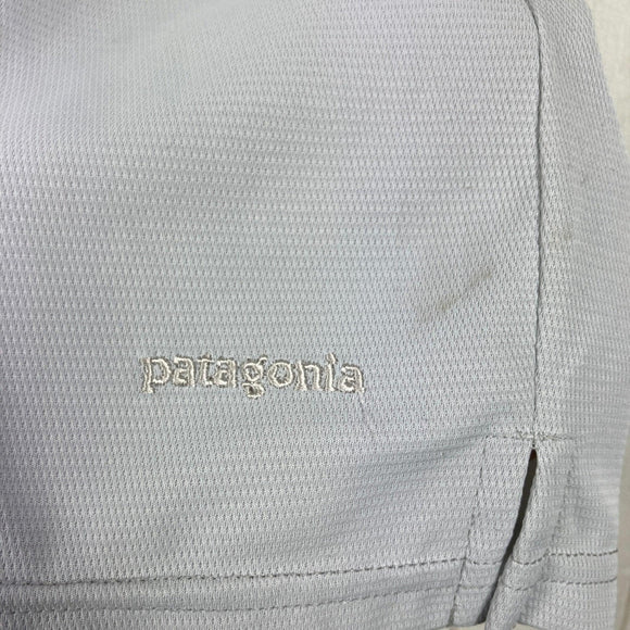 【Men's S ホワイト系】 2005 Patagonia ( パタゴニア ) キャプリーン ショートスリーブ ティー Caplene Short Sleeve Tee ポリエステル ウェア トップス インナー シャツ ショートスリーブTシャツ クルーネック 化繊