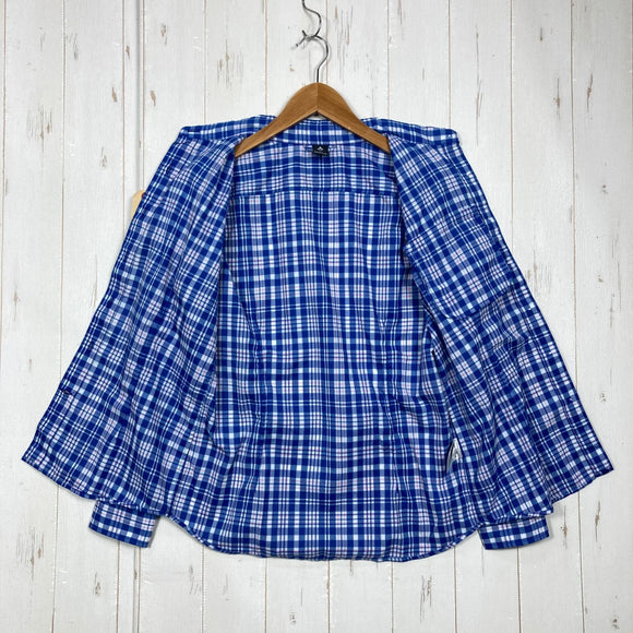【Women's M ブルー系】 Montbell ( モンベル ) WIC.ライト シングルポケット ロングスリーブシャツ Wickron Light Single Pocket Long Sleeve Shirt ポリエステル ウェア トップス インナー シャツ