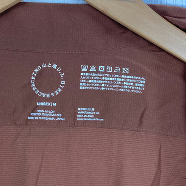 【Unisex M ブラウン系】 Yamatomichi ( 山と道 ) UL シャツ UL Shirt Pertex Quantum Air 超軽量 ナイロン ウェア トップス インナー シャツ ロングスリーブシャツ 化繊 z00061017  化繊 ロングスリーブ