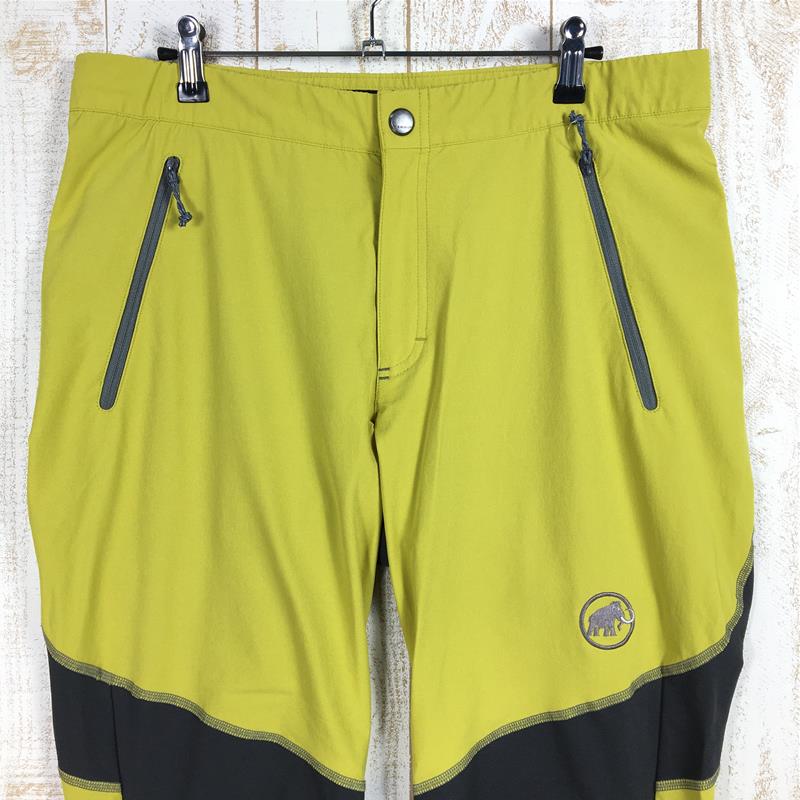 【Men's 50 イエロー系】 Mammut ( マムート ) パラドイ パンツ Pordoi Pants ソフトシェル パンツ 1020-08990 International Men's  ソフトシェル ロングパンツ ボトムス ウェア