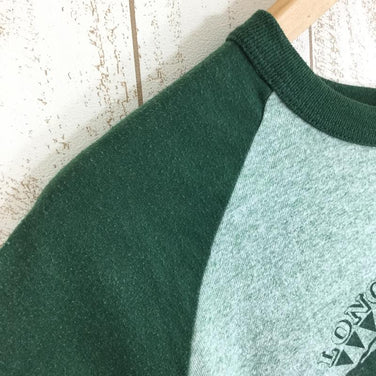 【Men's XL グリーン系】 80S Longs Peak ラグラン ヘザー Tシャツ 希少なアウトドアTシャツ ビンテージ International Men's 化繊 ショートスリーブTシャツ クルーネック インナー シャツ トップス ウェア - 【公式】2ndGEAR（セカンドギア）Webショップ【登山用品・アウトドア用品専門 買取販売店】