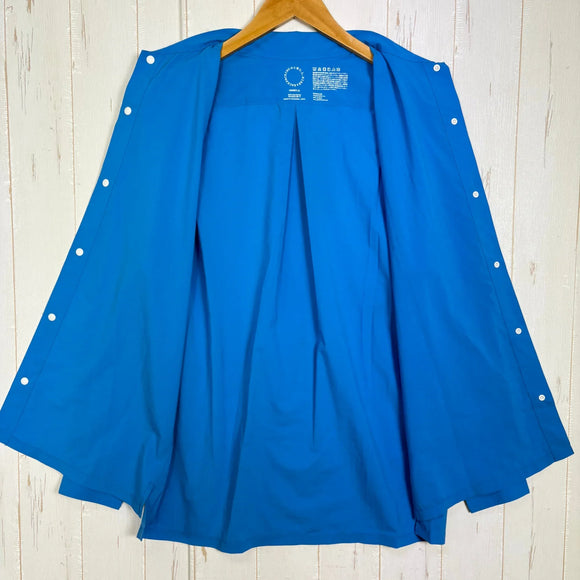 【Unisex S ブルー系】 Yamatomichi ( 山と道 ) ユーエル シャツ UL Shirt Shadow Rip / 耐久撥水 / UPF30以上 ポリエステル ウェア トップス インナー シャツ ロングスリーブシャツ 化繊 z00061119  化