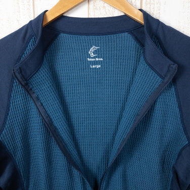 【Men's L ネイビー系】 Teton Bros ( ティートンブロス ) アクシオ ハイブリッド ティーネック ウール ウェア トップス アウター ジャケット フリース z00050235 ウール ロングスリーブシャツ インナー シャツ トップス ウェア - 【公式】2ndGEAR（セカンドギア）Webショップ【登山用品・アウトドア用品専門 買取販売店】