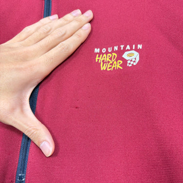 【Men's M レッド系】 Mountain Hardwear ( マウンテンハードウェア ) プルオーバー フィットシャツ ポリエステル ウェア トップス インナー シャツ ロングスリーブシャツ 化繊 z00057540  化繊 ロングスリーブシャツ インナー