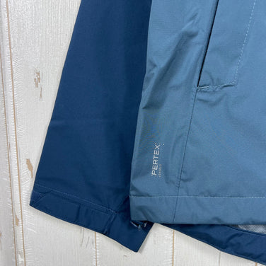 【Women's L ブルー系】 Rab ( ラブ ) ダウンポア エコ ジャケット Downpour Eco Jacket QWG-82 TEMPEST BLUE/ORION BLUE z00056115 TEMPEST BLUE/ORION BLUE レインシェル