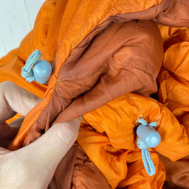 One Size Orange Montbell UL Super Spiral Down Hugger EXP Long Persimmon Down Sleeping System Sleeping Bag (z00054154)