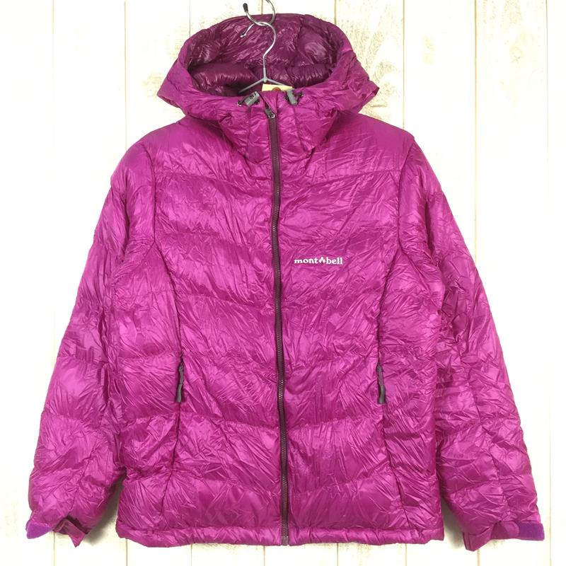 [Women's S Purple] Montbell Alpine Down Parka 800Fp Ex Down Jacket 1101408 Asian Women's DKFS Dark Fuchsia Down Insulation Outer Jacket Tops Wear