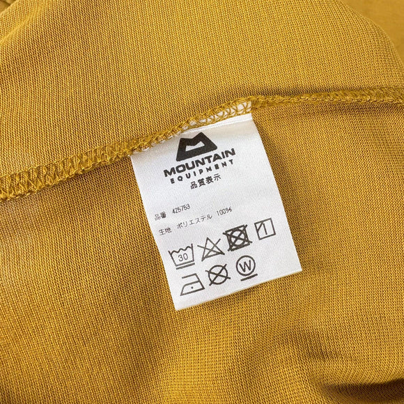 【Men's M ベージュ系】 Mountain Equipment ( マウンテンイクイップメント ) リブ ティー RIB TEE ポリエステル ウェア トップス インナー シャツ ショートスリーブTシャツ クルーネック 化繊 z00054270  化繊 ショー