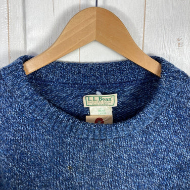 Men's L Navy 1980s Llbean Wool Sweater, Vintage Original, Hard to Find, Wool Wear, Tops, Outerwear, Fleece Jacket, z00054495