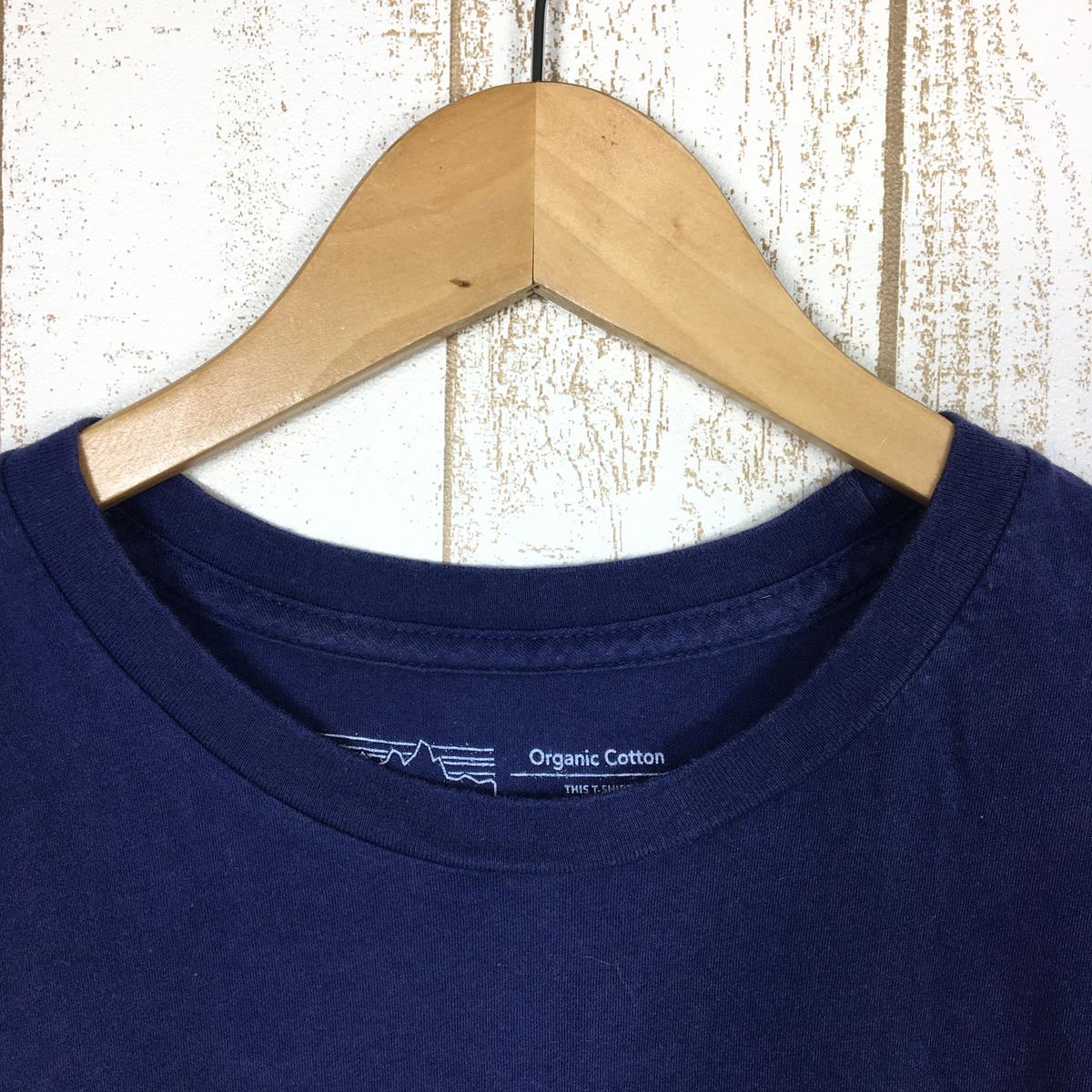 [Men's L Navy] Patagonia Flying Fish Organic T-Shirt Discontinued model Hard to find 39145 International Men's CNY Cl