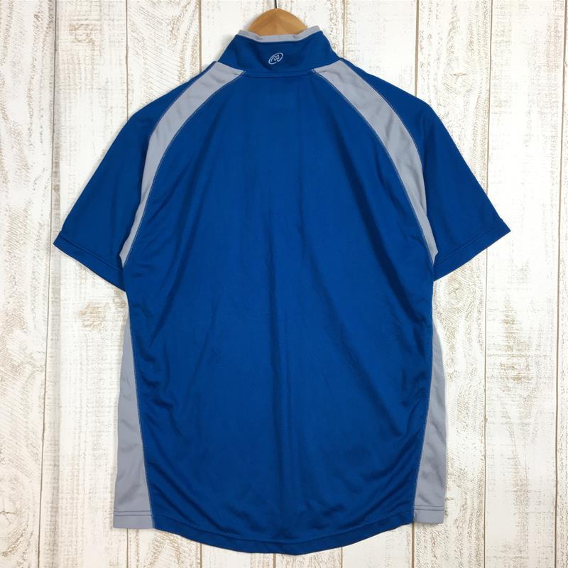 【Men's L ブルー系】 Cloudveil ( クラウドベイル ) ショートスリーブ クイックドライ ジップネック シャツ Shortsleeve Quickdry Zipneck Shirt CV015J Men's  化繊 ショートスリーブシャツ インナ