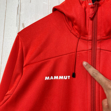 【Men's S オレンジ系】 Mammut ( マムート ) アルティメイト VII ソフトシェル フーデッド ジャケット Ultimate VII SO Hooded Jacket ポリエステル ウェア トップス アウター ジャケット ソフトシェル z00058