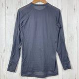 [Men's S Black Series] Finetrack Drylayer Basic Long Sleeve Polyester Wear Top Inner Shirt Long Sleeve T-Shirt Crew Neck Synthetic Fiber z00057558 Synthetic Fiber Long Sleeve T-Shirt