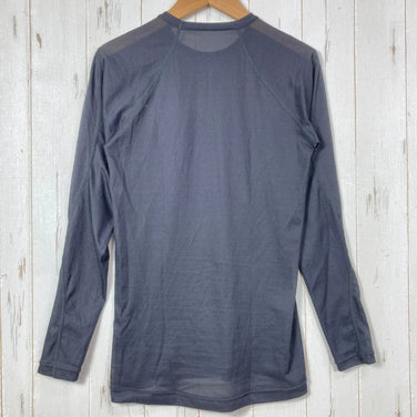 [Men's S Black Series] Finetrack Drylayer Basic Long Sleeve Polyester Wear Top Inner Shirt Long Sleeve T-Shirt Crew Neck Synthetic Fiber z00057558 Synthetic Fiber Long Sleeve T-Shirt